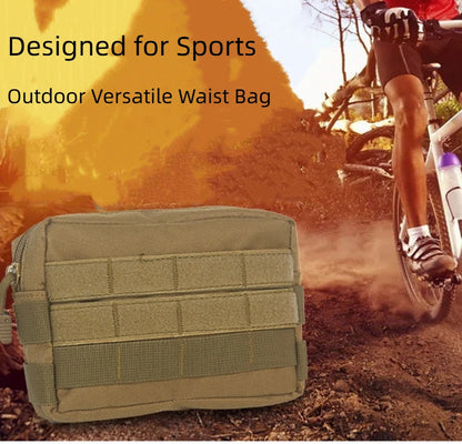 Tactical MOLLE EDC Waist Bag Medical First Aid Pouch for Outdoor Sports Hunting Accessories