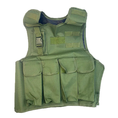 Tactical Child Vest Body Armor Hunting Carrier Kid Accessories Pouch Camouflage Camo Training Vest Sniper Uniform Sports Clothes