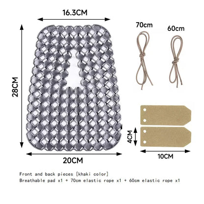 Tactical Vest,  Universal Heat Dissipation, 3D Ventilation, Portable Breathable Pad