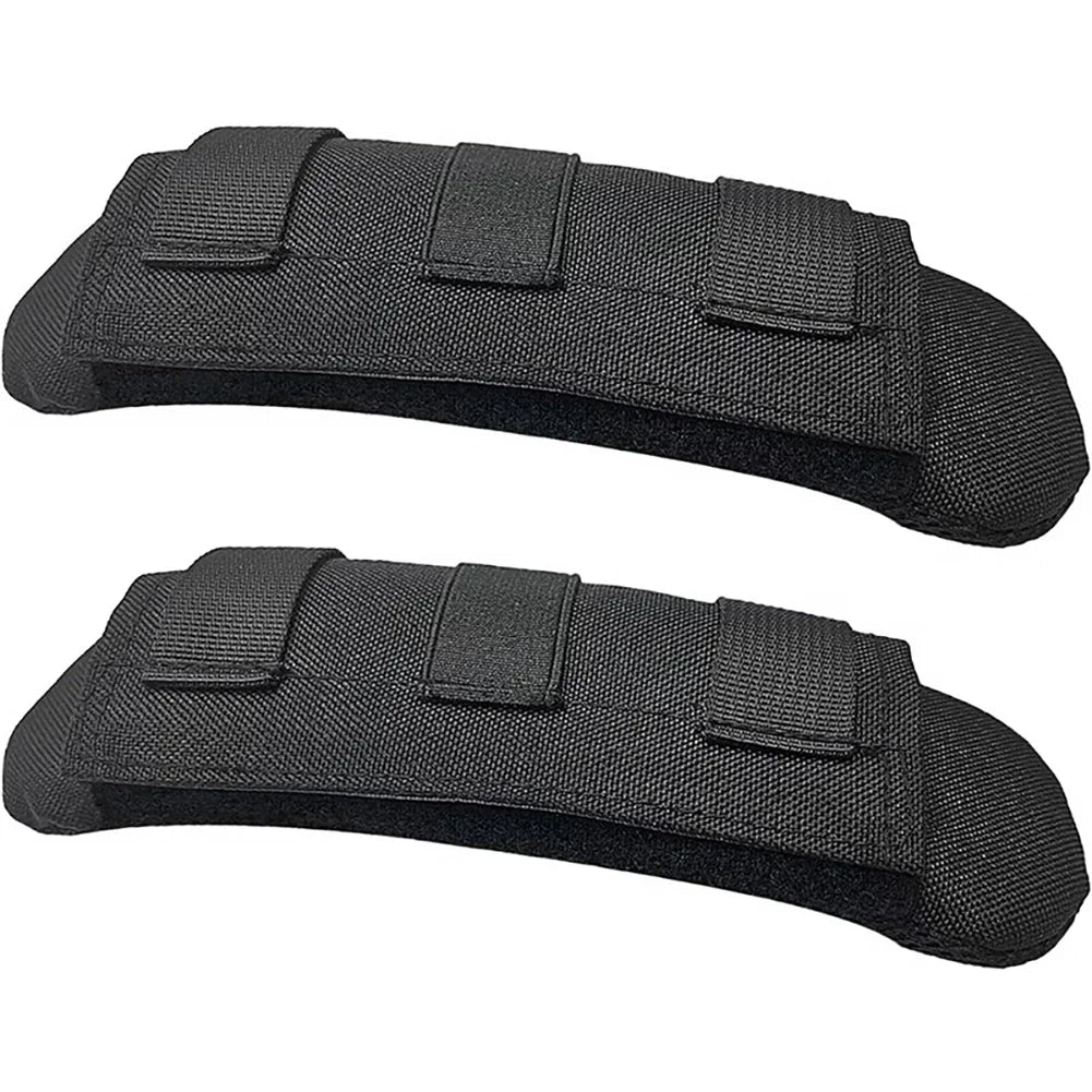 2Pcs Tactical  Vest Strap Shoulder Pad Shoulder Comfort Cushion Mesh Padded Molle Web 1000D Nylon