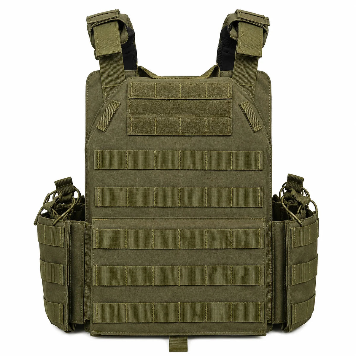 Tactical Vest Plate Carrier Adjustable Chest Bag Multi Pocket Outdoor Training Gear
