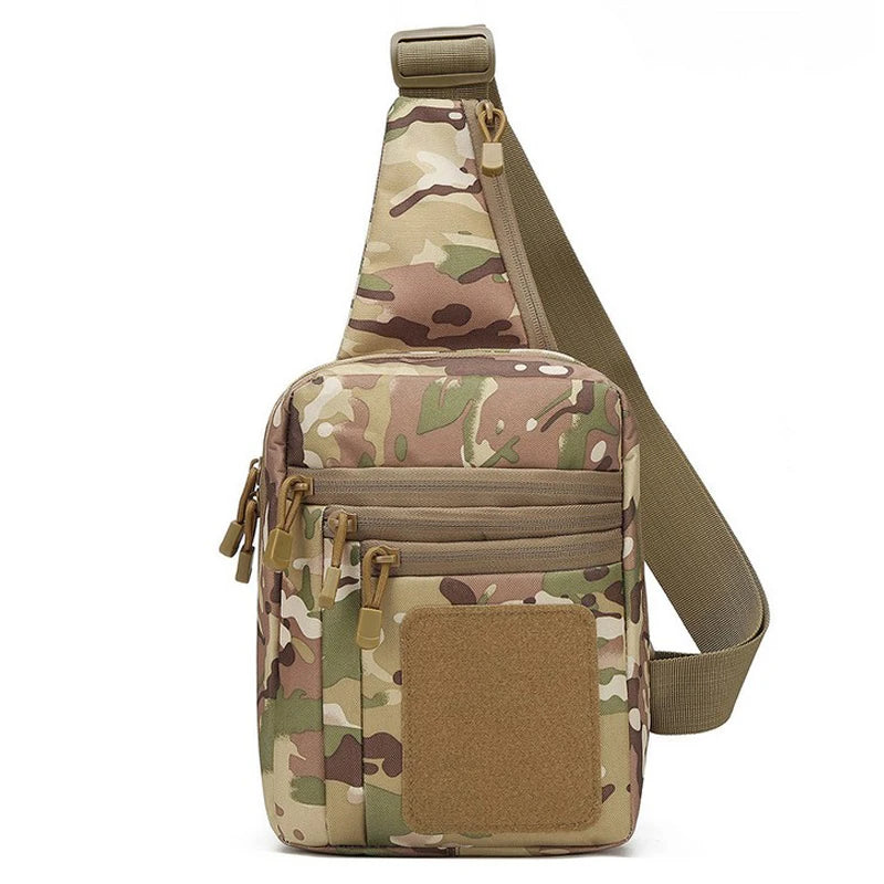 Tactical Concealed Crossbody Gun Bag Shoulder Chest Pack Outdoor Hiking Hunting Camping Chest Bag with Gun Holster