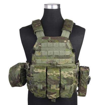 Emersongear For LBT6094 Style Plate Carrier W/3 Pouches Hunting Vest Protective Gear Body Guard Armor Hiking