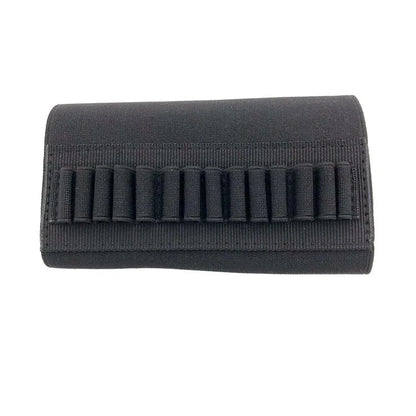 Rifle Buttstock Shell Ammo Holder Tactical Ammo Carrier 5/7/8/9/14 Round Elastic Pouch for Hunting Shooting Use