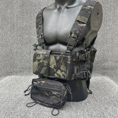 Tactical Hanging Pouch MK3 MK4 Plate Carrier Abdominal Bag Vest Multi-Functional EDC Multicam Fanny Pack Gear