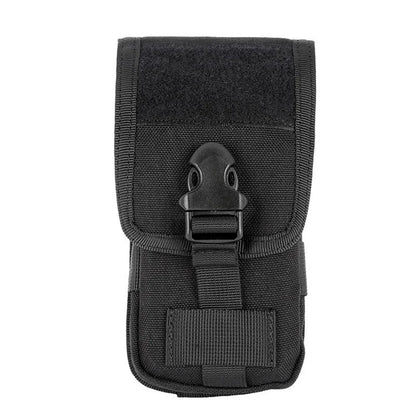 Tactical Double-Layer Phone Pouch Waist Bag EDC Tool Bag Vest Pouch Mobile Phone Bag Waterproof Sport Hunting Belt Travel Tools