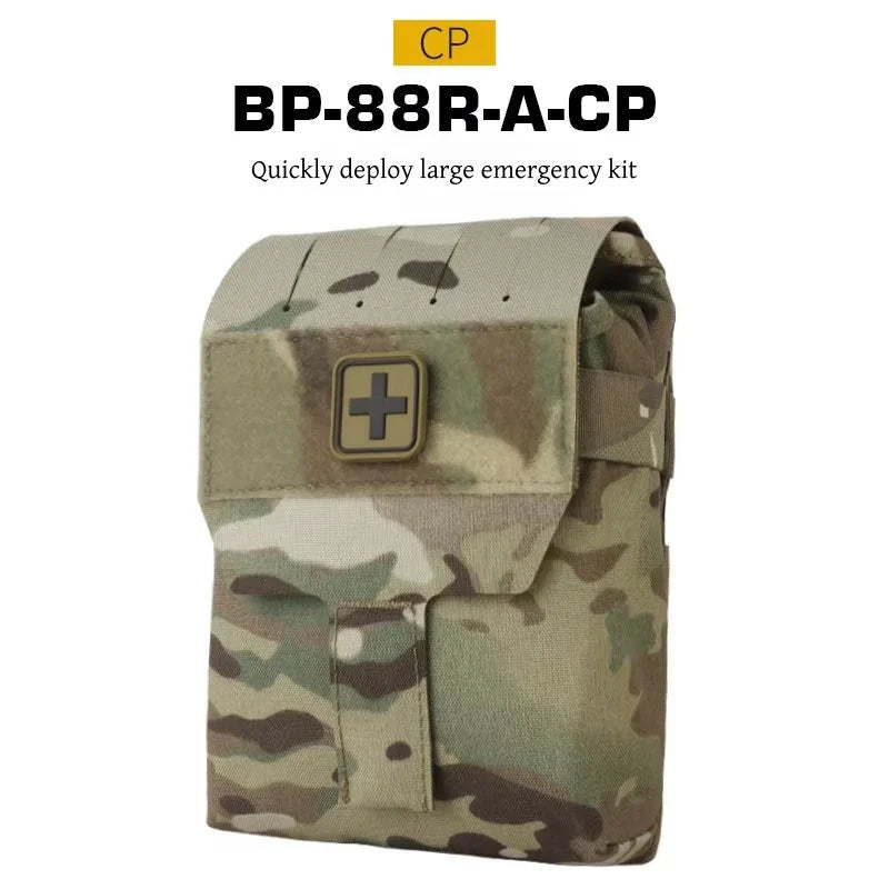 Molle bag for trauma first aid, suitable for car home travel, hiking and camping, emergency life-saving equipment