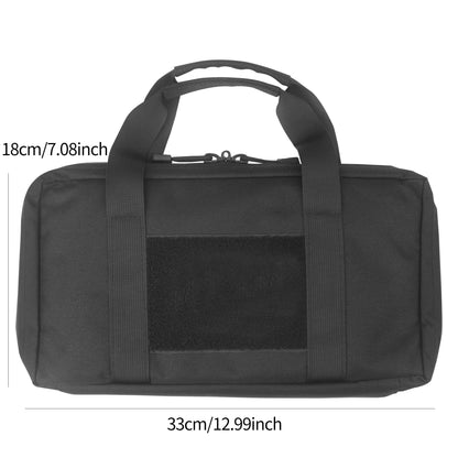 Outdoor sports pistol storage bag, magazine storage bag, pistol bag concealed carrying cushion holster with magazine storage slo