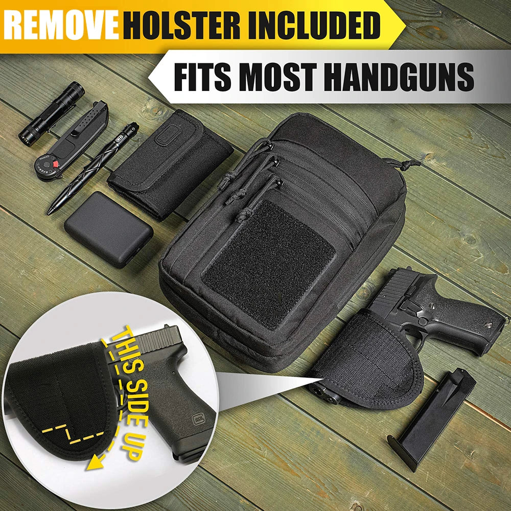 New sports shoulder bag, laser chest bag, travel waterproof and wear-resistant shoulder bag, equipment storage, outdoor camping