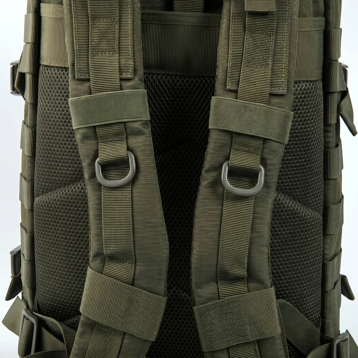 45L Tactical Travel Backpack Molle Storage Bag Large Capacity Multi Pocket Wear Resistant Camping Hiking Trekking Rucksack Durable Outdoor Mountain Climbing Daypack For Men Women Travellers Bushcraft Wilderness Trip Daily Commute Luggage Bag
