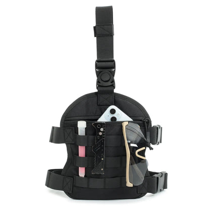 Tactical Drop Leg Platform Bag Adjustable MOLLE Thigh Rig Holster Pouch Outdoor Hunting Combat Leg Panel Utility Carry Pack