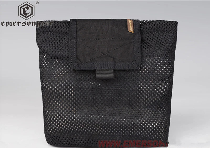 Airsoft Molle Dump Pouch Outdoor Roll-Up Drawstring Magazine Utility Folding Waist Bag Mesh Foldable Sport Hunting EDC Pocket