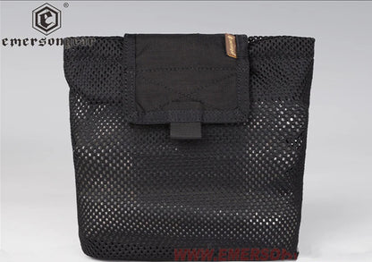 Airsoft Molle Dump Pouch Outdoor Roll-Up Drawstring Magazine Utility Folding Waist Bag Mesh Foldable Sport Hunting EDC Pocket