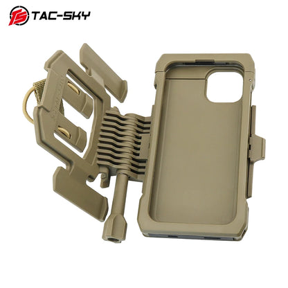 TAC-SKY Tactical Vest Phone Case with Mount for iPhone 14 Series & iPhone 15 Series Phones（for iPhone 14 15/ Plus/Pro/ Pro Max）