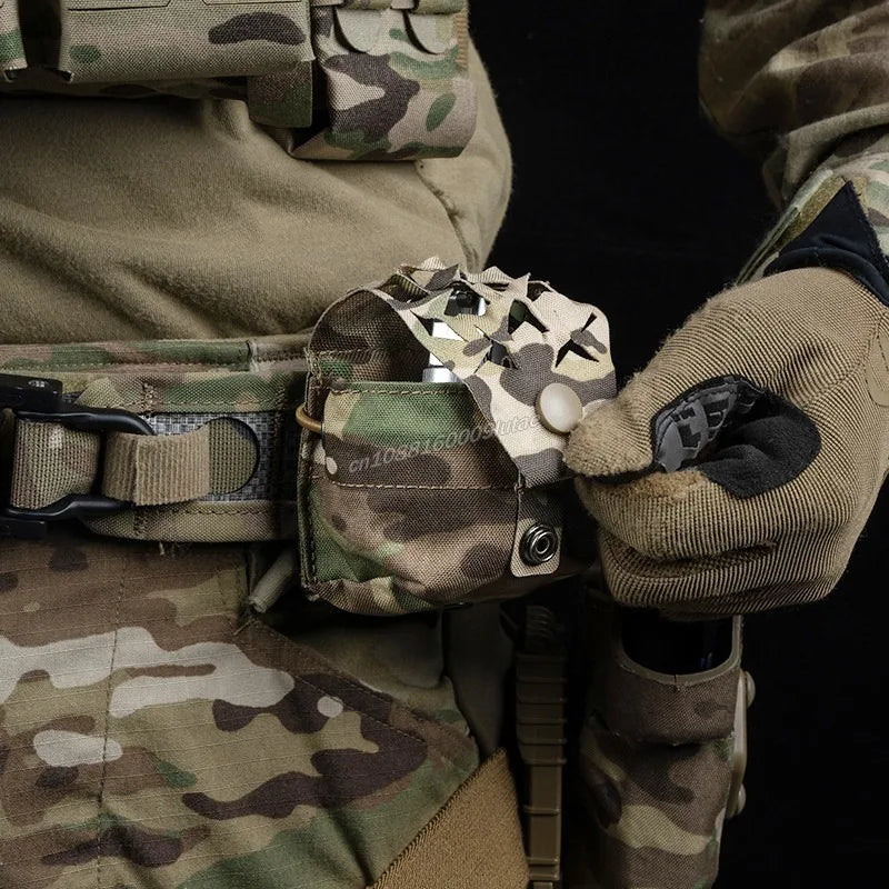 SPUD Tactical Grenade Pouch Multi-purpose M67 152 Storage Bag Radio Pocket Airsoft Hunting Plate Carrier Belt Molle Accessories