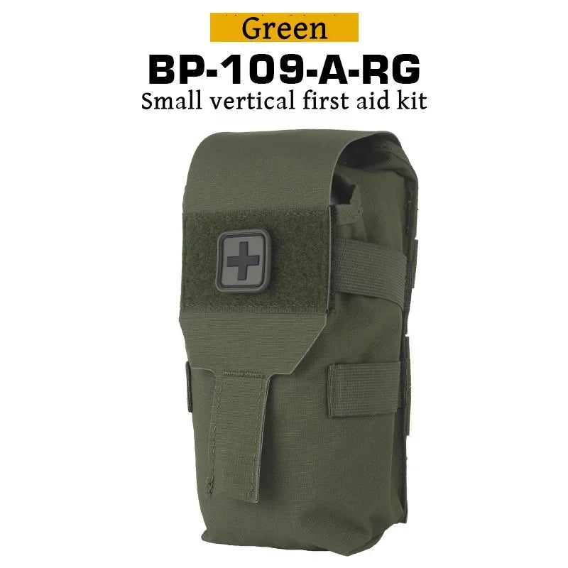 Compact Upright Emergency Organizer Quick-Access Bag with Handle Water-Resistant Molle Hunting Pack