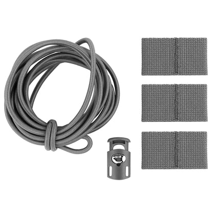 Tactical Flag Bungee Elastic Fastener Strap Shock Cord Retention Molle Webbing Loop Cord Lock Secure Attachment Hunting Gear