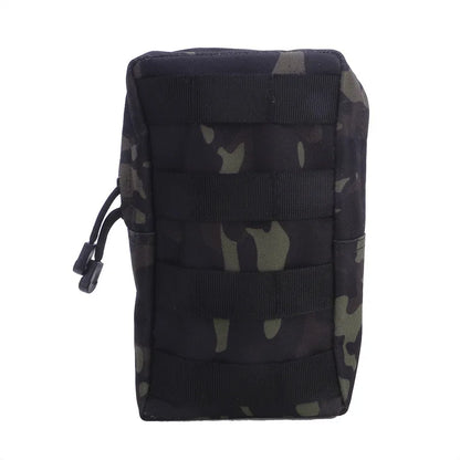 600D Oxford Outdoor Military Tactical Bag EDC Molle Tool Zipper Waist Accessories Durable Belt Comouflage Pouch Hunting Airsoft