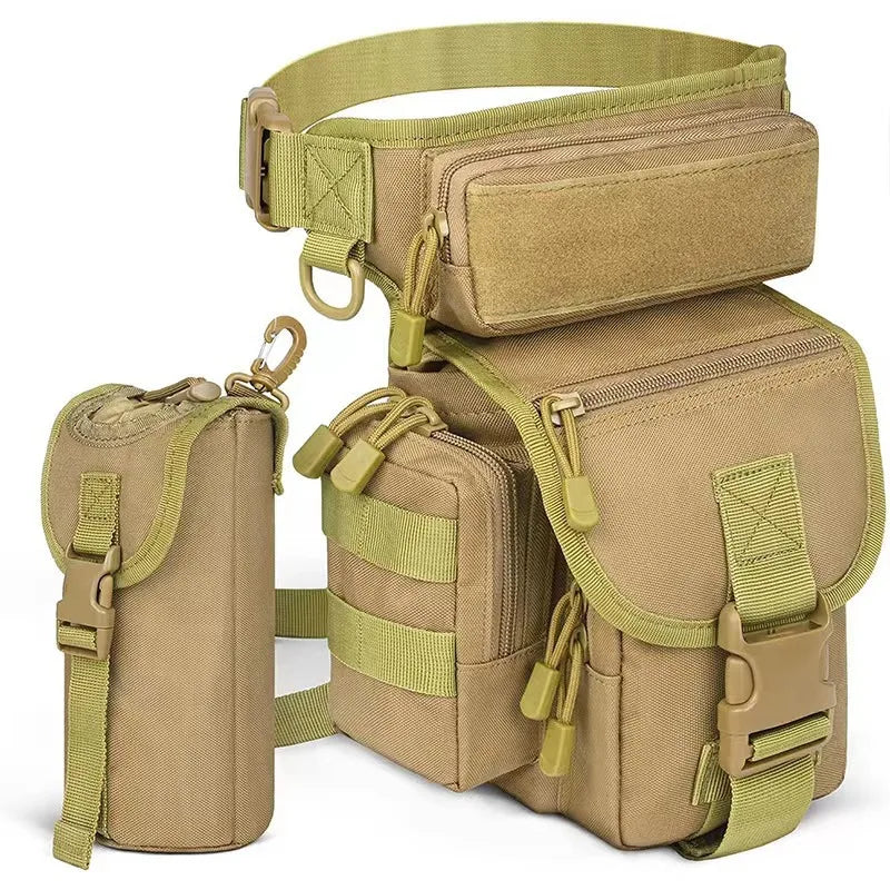 Waterproof Tactical Leg Bag Bicycle Motorcycle Pack Men Multifunction Thigh Backpack Outdoor Hiking Fishing Hunting Bag