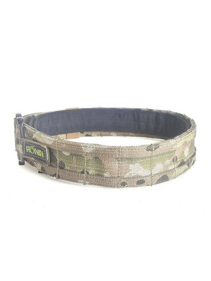 50cm 2 inch Width Ronin Style Tactical Molle Belt Outdoor Hunting Double Layer Belt Molle System Belt
