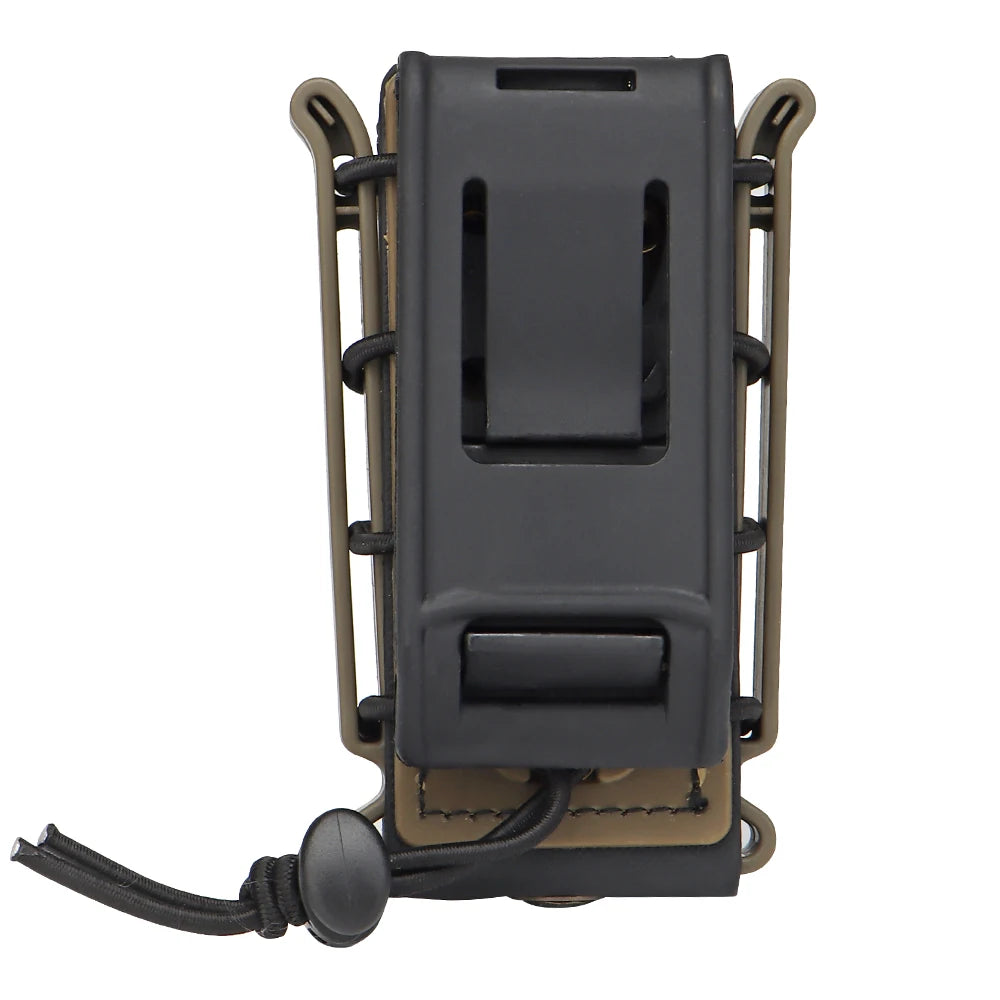 3Pcs 9mm Mag Pouches Pistol Magazine Pouch Soft Shell Magazine Pouch Tactical Rifle Fast Mag Carrier Holder for Belt&Molle Sytem