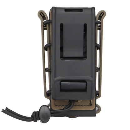 2Pcs 9mm Mag Pouches Pistol Magazine Pouch Soft Shell Magazine Pouch Tactical Rifle Fast Mag Carrier Holder for Belt&Molle Sytem