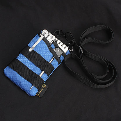 EDC Tactical Tool Bag Foldable Mini EDC Pouch Sundries Bag Phone Pouch Key Card Case Organizer Waist Wallet Molle Shoulder Bag