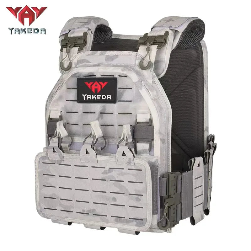 YAKEDA Tactical Vest Outdoor Hunting Plate Carrier Protective Adjustable Vest Airsoft Carrier Combat Equipment 6094 Vest