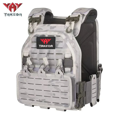 YAKEDA Tactical Vest Outdoor Hunting Plate Carrier Protective Adjustable Vest Airsoft Carrier Combat Equipment 6094 Vest