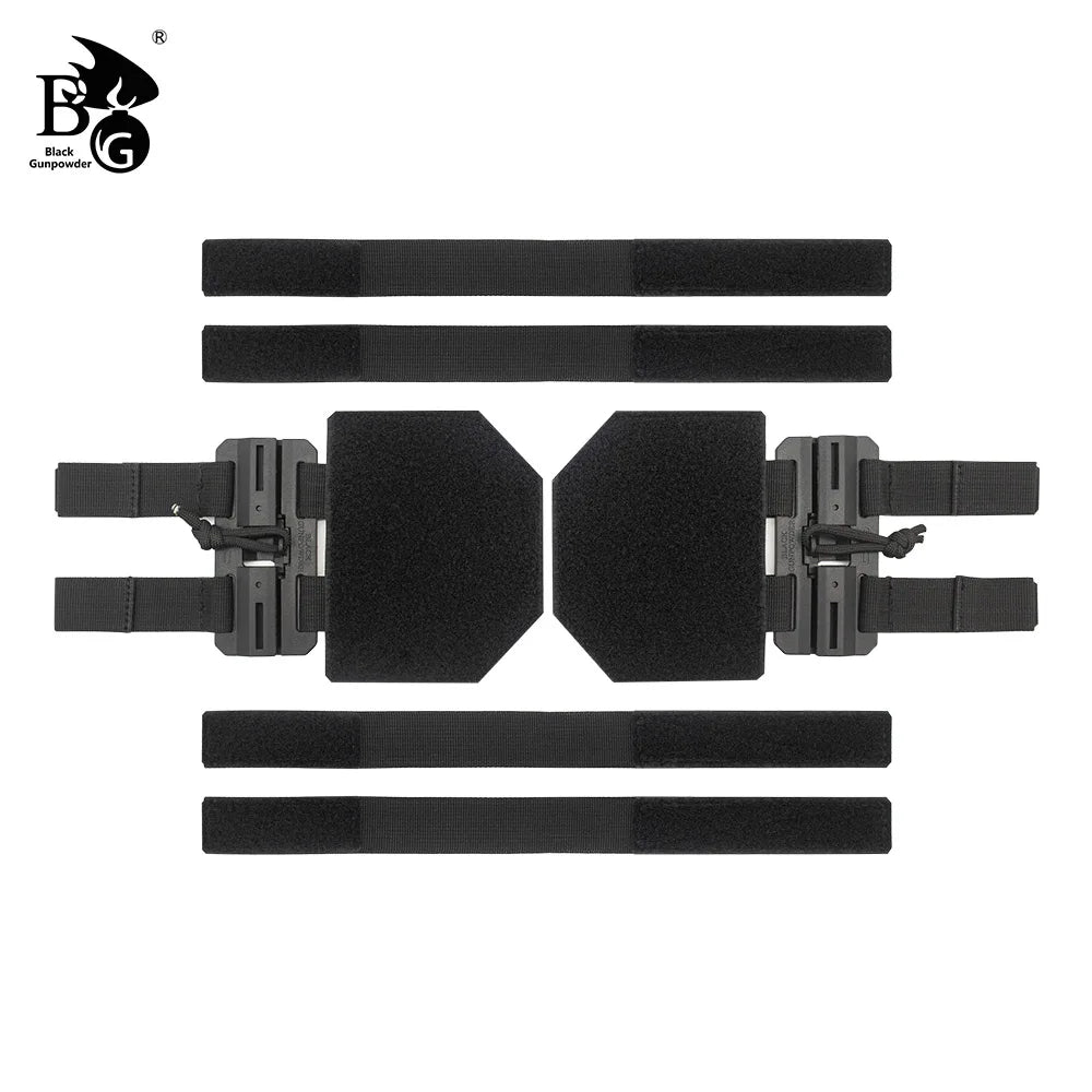 BG Tactical Vest Quick Buckle Set, Portable Detachable Magnetic Clip Set, Hunting Vest Accessories