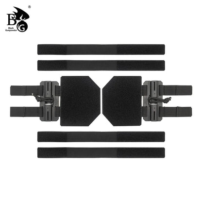 BG Tactical Vest Quick Buckle Set, Portable Detachable Magnetic Clip Set, Hunting Vest Accessories
