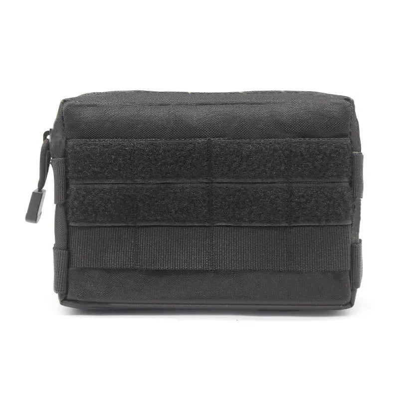 Tactical Molle Waist Pack 600D Waterproof Camo EDC Tool Bag Multifunctional Phone Card Holder Outdoor Camping Commuting Utility