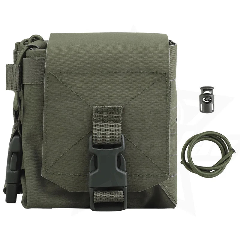OPHIDIAN Hunting Vest Plate Carrier Sub Pouch MOLLE Belt Magazine Pouch for Night Vision Radio Walkie Talkie Headset First Aid T