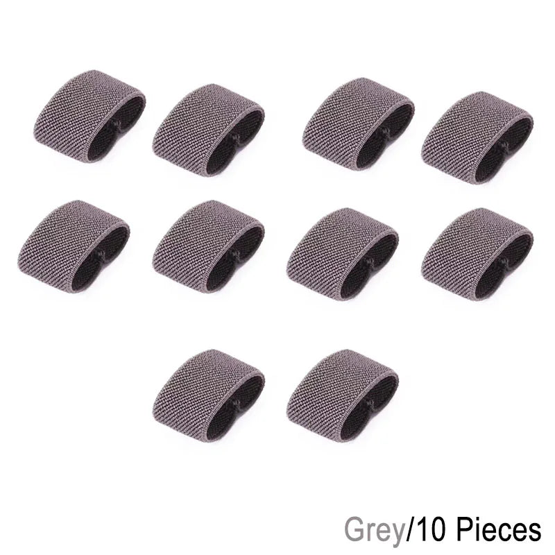 10 Pcs Elastic Belt Loop Holder Durable Belt Keepers Tactically Belt Holder Retainers Band Organizers for Service Belt
