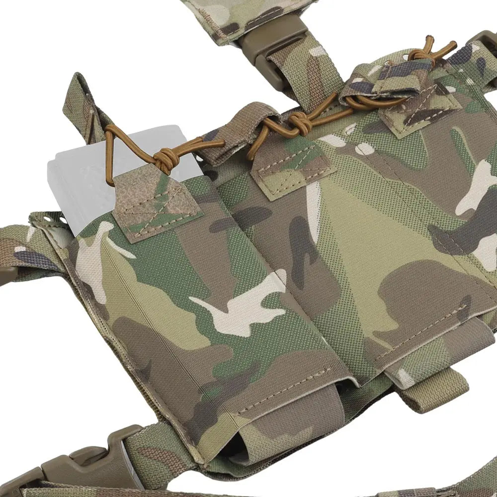 Tactical Vest Alpha Chest Rig SS Style MOLLE Modular Quick Release 34 Split Chassis Militar Magazine Pouch Airsoft Equipment