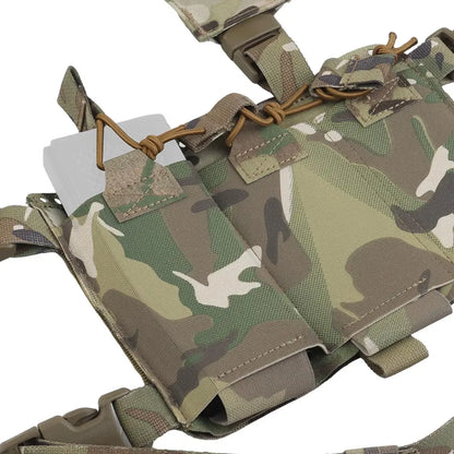 Tactical Vest Alpha Chest Rig SS Style MOLLE Modular Quick Release 34 Split Chassis Militar Magazine Pouch Airsoft Equipment