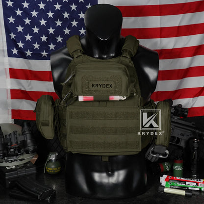 KRYDEX Tactical Chest Bag Admin Pouch MOLLE Utility Pouch Front Pocket for Hunting Vest and Chest Rig Outdoor Accessories