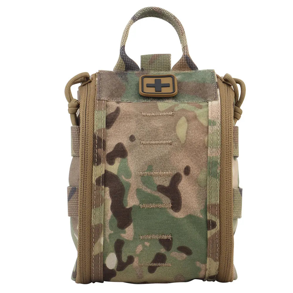 Tactical First Aid Kit Multifunctional Bag Waist Belt Pack MOLLE IFAK Pouch Hunting Vest Outdoor Camping Quick Response Pocket