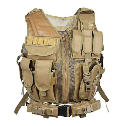 Hunting security clothing SWAT tactical vest SWAT jacket bra multi pocket CS hunting vest camping accessories