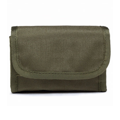 Multi functional accessory bag with fixed elastic band inside, flip cover design, snap fastener for more secure fixation