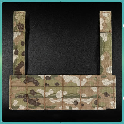Chest Rig MOLLE Expansion Plate Harnesses Extension Accessories Front Panel Airsoft Vest Accessories