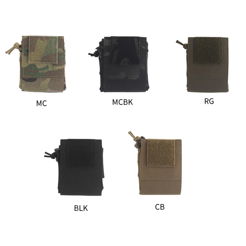 Tactical Foldable Magazine Dump Pouch Drop Pouch MOLLE Waist Tool Sundries Bag Hunting Accessories