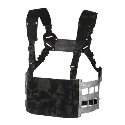 Tactical Chesty Rig Wide V2 Ferro Style Lightweight MOLLE Outdoor Hunting Combat Training Airsoft Vest FC Extended Equipment
