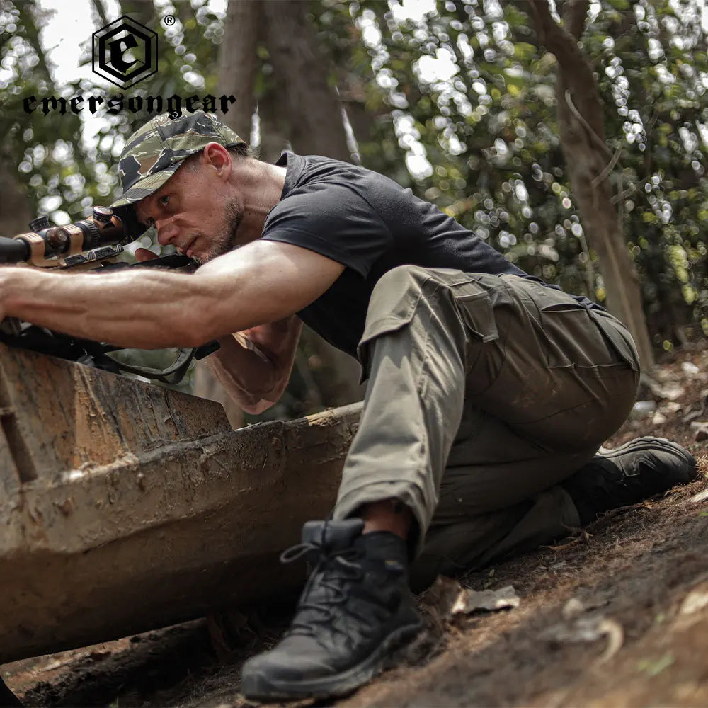 Emersongear Tactical Pants Men Elastic Cargo Trousers for Camping Casual Urban Sports Hunting Combat Fishing EMB9737