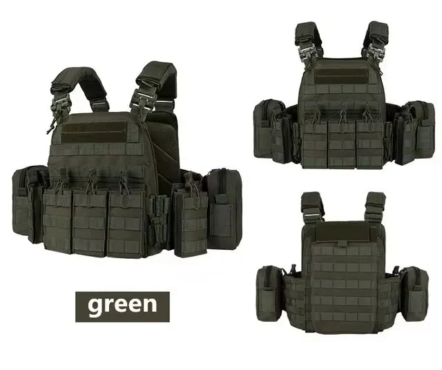 YAKEDA Tactical Vest 6094 Fast detachable light laser cut outdoor hunting black gear carry vest of high quality