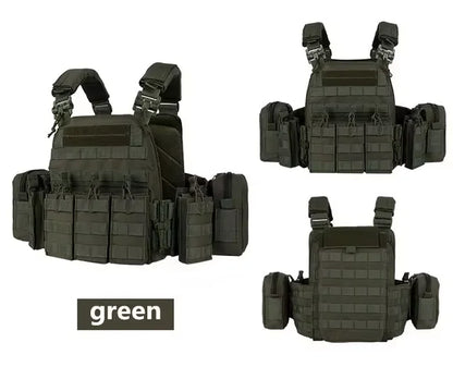 YAKEDA Tactical Vest 6094 Fast detachable light laser cut outdoor hunting black gear carry vest of high quality
