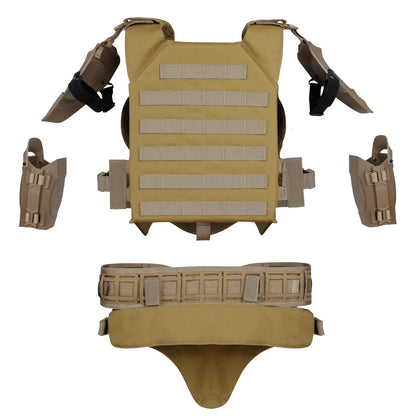 Tactical Armor MOLLE Modular 3D Hunting Protective Vest Suit for Paintball Shooting,CS Wargame,Cosplay,Dancing Party Prop