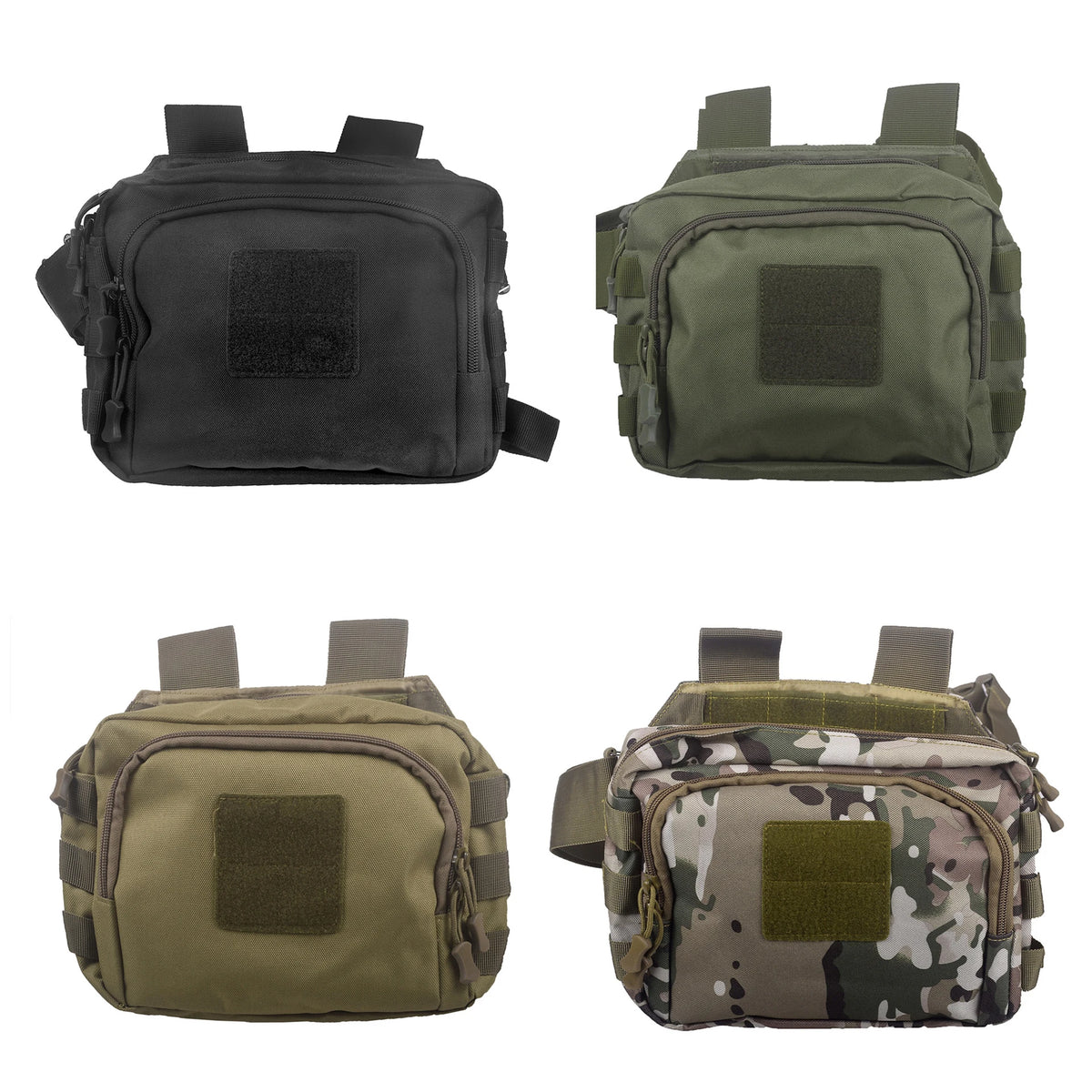 Tactical Range Bags, Crossbody Pouch with AR/M4 Quick Release Magazine Holster and Pistols Mag Holders, Shooting & Hunting Gear