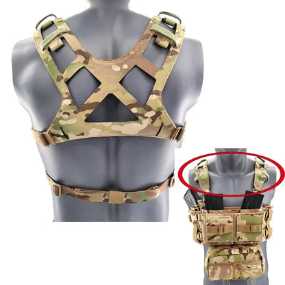 Airsoft MK3 D3CRM Chest Strap Tactical Chest Rig Vest Gear Accessories Unloading Multicam Laser Cutting Carrier Strap