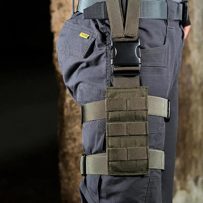 OneTigris Tactical Molle Gun Holster Right Handed Thigh Pistol Bag Pouch Legs Harness For All Handguns Hunting Accessory